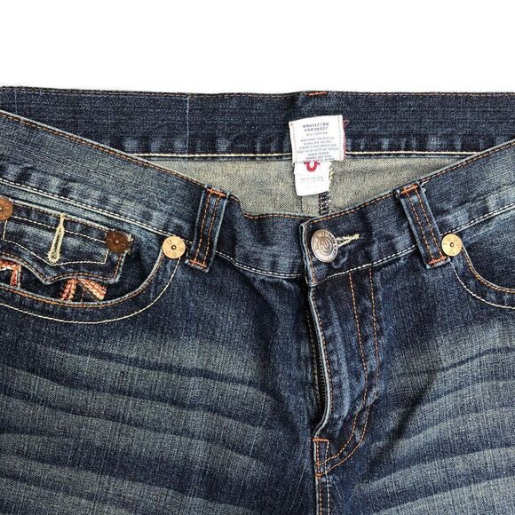 True Religion Jeans Size 40 BOBBY BIG T Blue - Picture 7 of 8